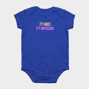 It's Noice It's Unyoosual! Baby Bodysuit